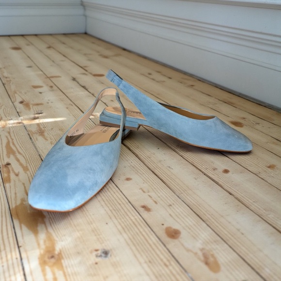 Peter Kaiser blue SUEDE slingFlats for Women size 37 - Picture 3 of 13